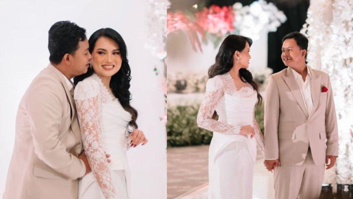 Potret Pernikahan Dustin Tiffani dan Ditha Rizky, Gelar Resepsi Sampai Empat Kali