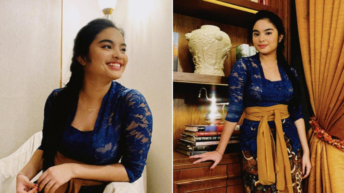 Potret Syandria Kameron cicit Soekarno tampil cantik pakai kebaya