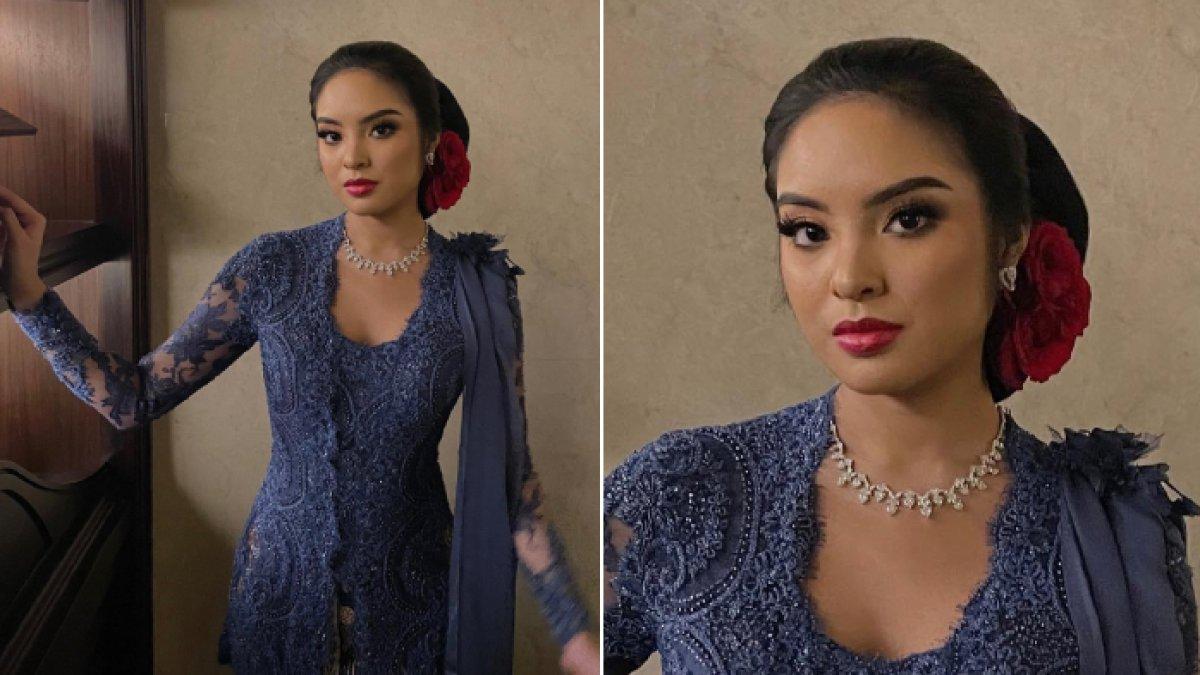 Potret Syandria Kameron cicit Soekarno tampil cantik pakai kebaya