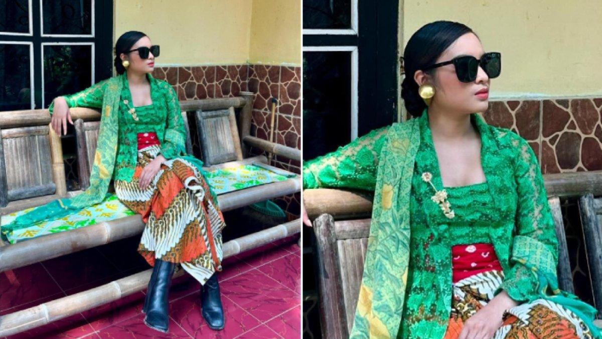Potret Syandria Kameron cicit Soekarno tampil cantik pakai kebaya