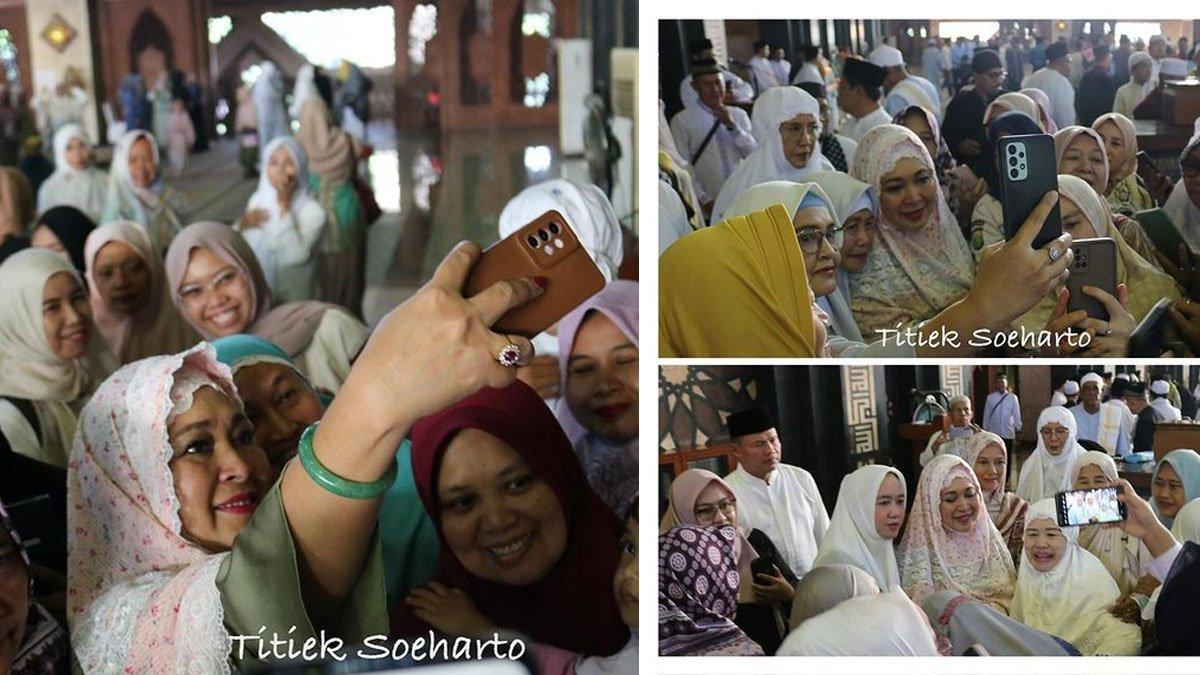 Potret Titiek Soeharto saat merayakan Hari Raya Idul Adha 2024