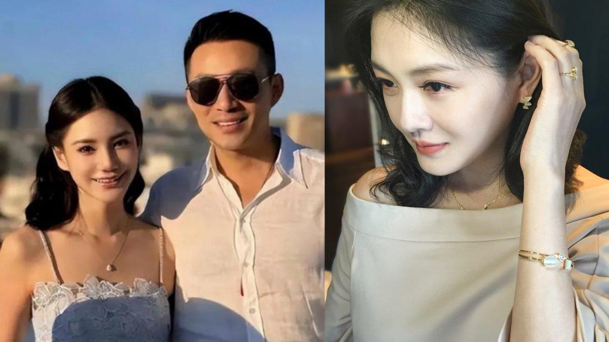 BARBIE HSU MENINGGAL - (kiri) Potret Wang Xiaofei bersama istri barunya, Mandy Ma, foto artikel https://sg.style.yahoo.com/ pada 11 Juni 2024 (kanan) Potret Barbie Hsu dari Instagram @hsushiyuan, diposting pada 20 November 2017. Wang Xiaofei dan Mandy Ma turut berduka atas meninggalnya Barbie Hsu
