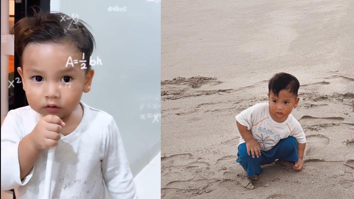 Potret anak komedian Arie Kriting dan Indah Permatasari c