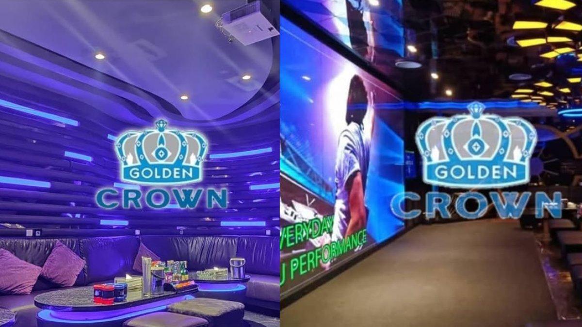 Potret bagian dalam diskotek Golden Crown Tiyara, Glodok Plaza