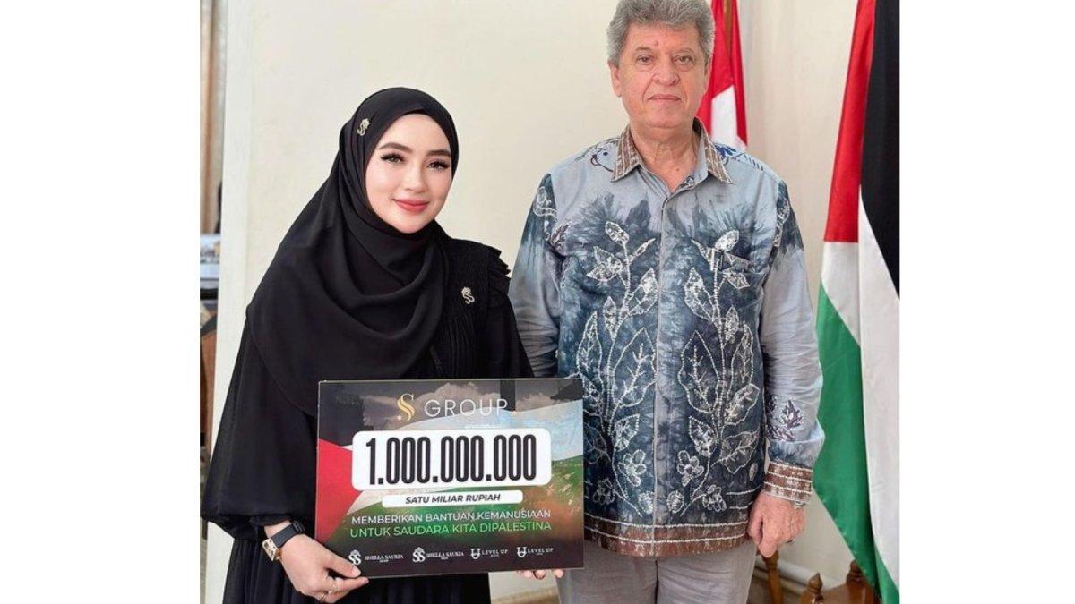 Potret cantik Shella Saukia.