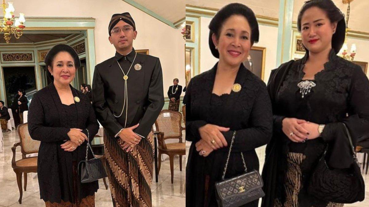 Potret cantik Titiek Soeharto pakai kebaya hitam.