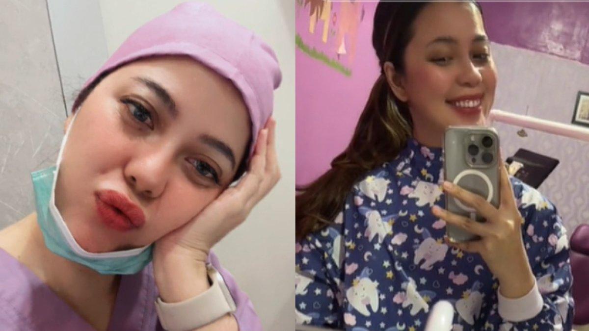 Potret dokter Kamelia ketika praktik