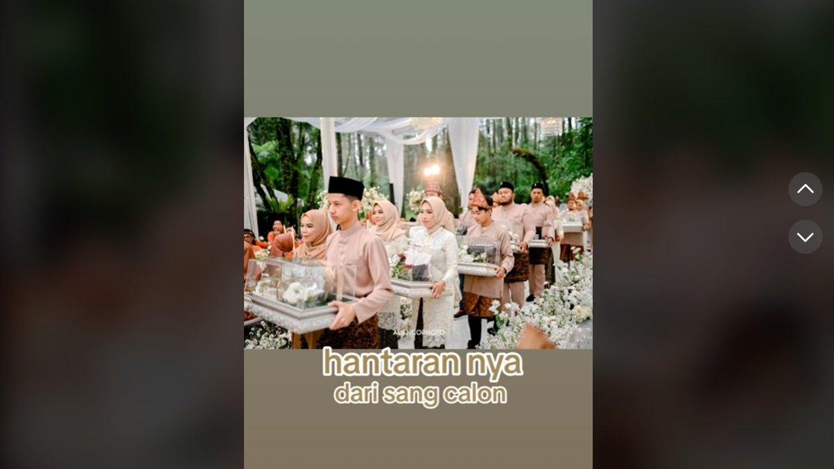 Potret hantaran lamaran Ayu Ting Ting dan Lettu Fardhana