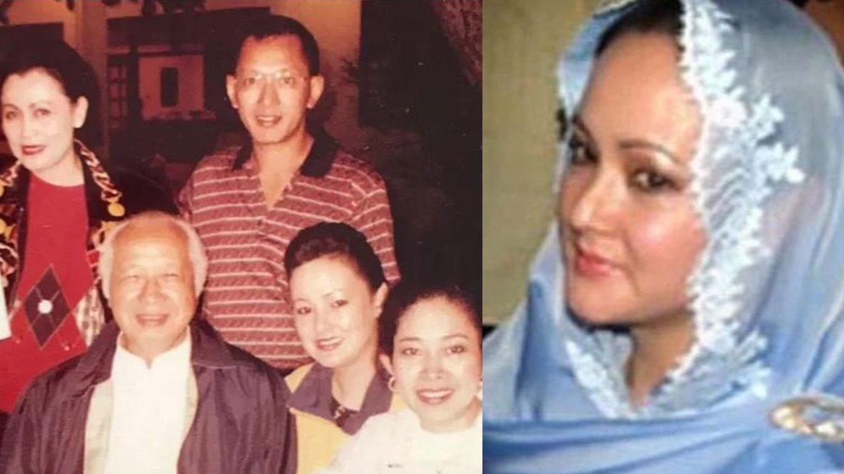 Potret harmonis Halimah bersama keluarga Cendana.