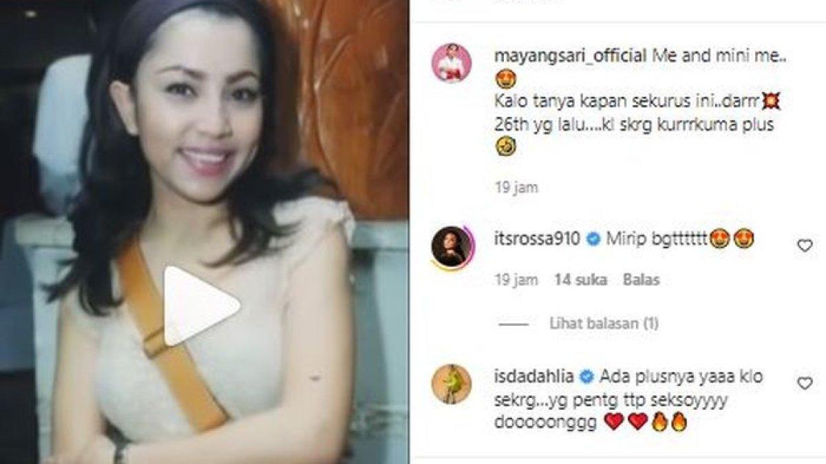 Potret jadul Mayangsari.