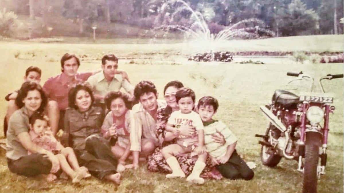 Potret jadul keluarga Soeharto.