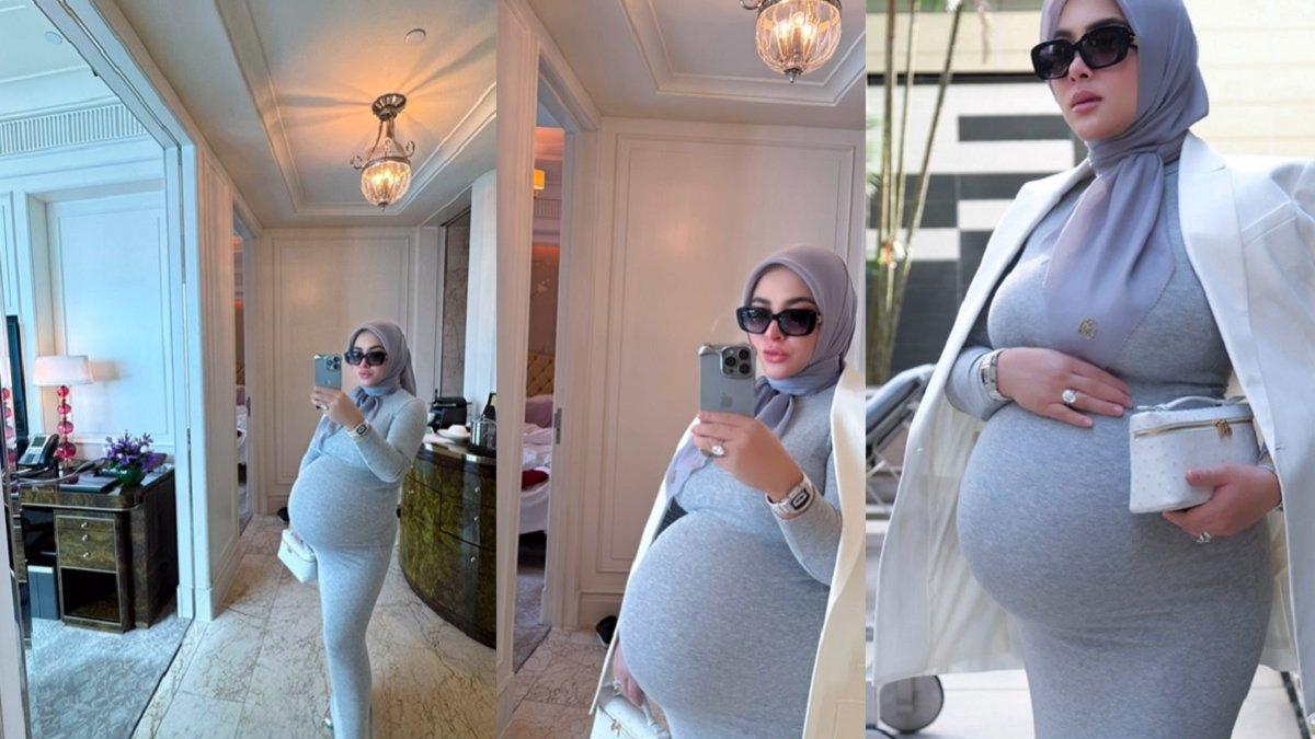 Potret kehamilan Syahrini, sudah hampir melahirkan