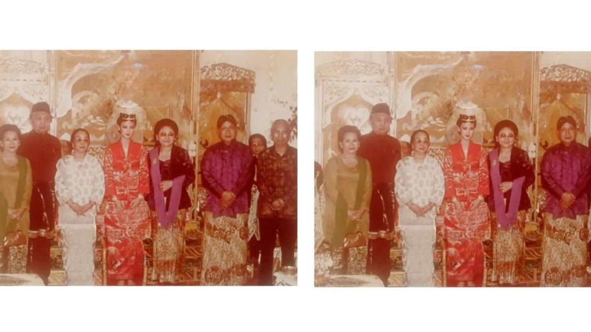 Potret lawas pernikahan Halimah