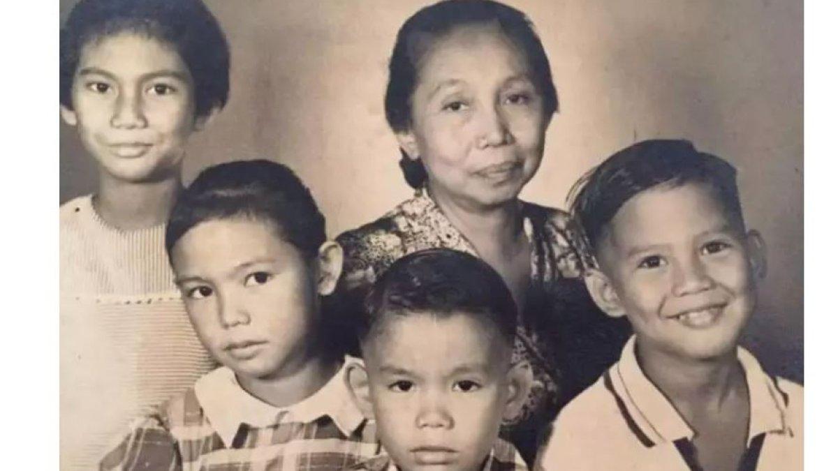 Potret masa kecil Prabowo Subianto.