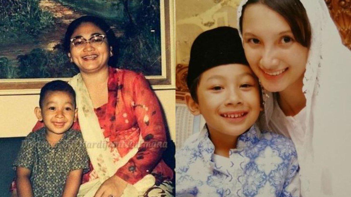 Potret masa kecil Tommy Soeharto dan Darma Mangkuluhur.