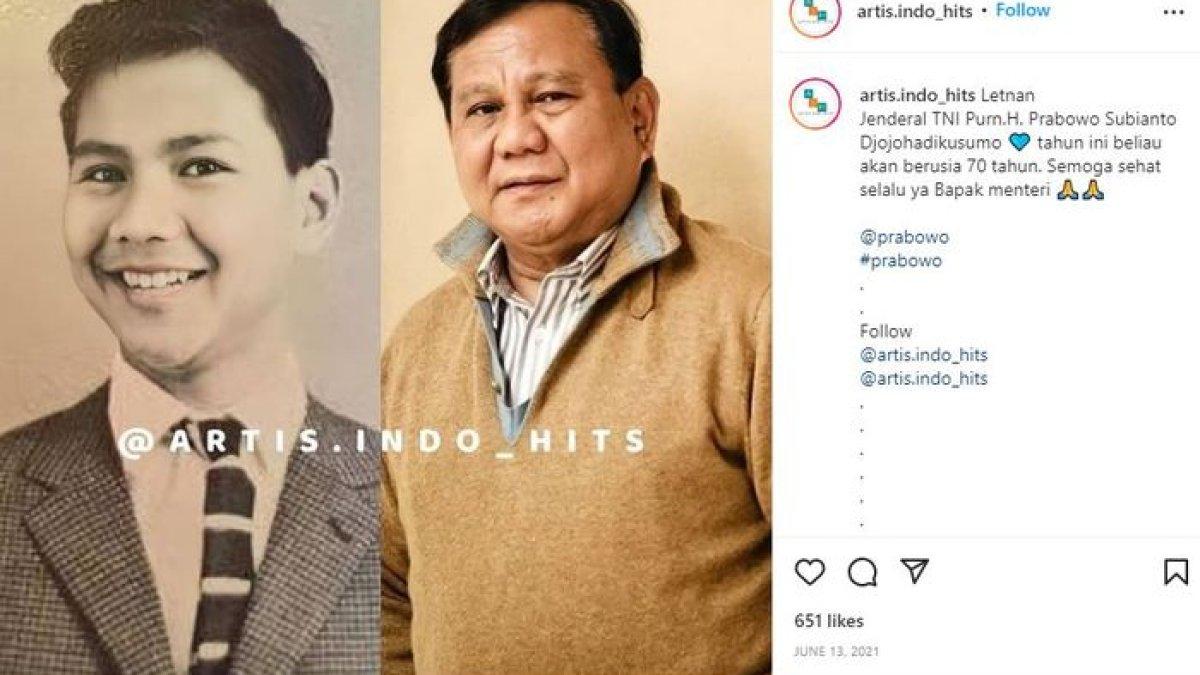 Potret masa muda Prabowo