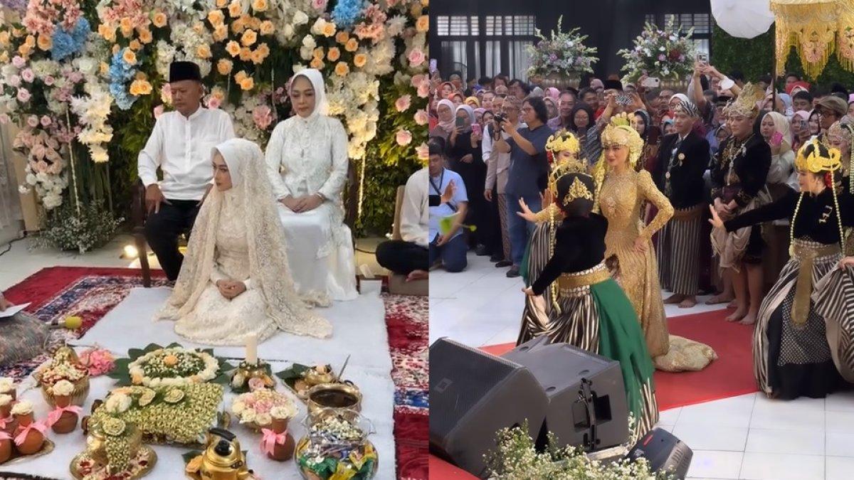 Potret pernikahan Adinda Galuh