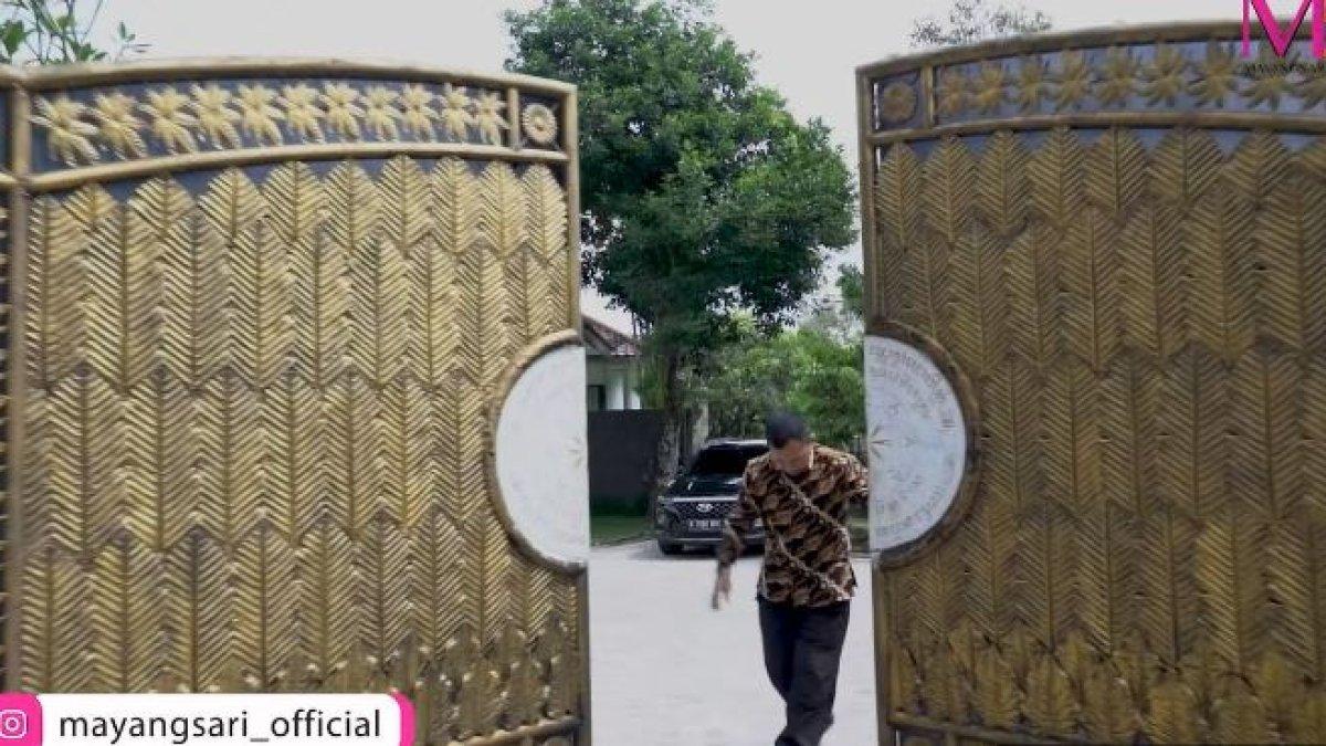 Potret rumah Mayangsari di Purwokerto.