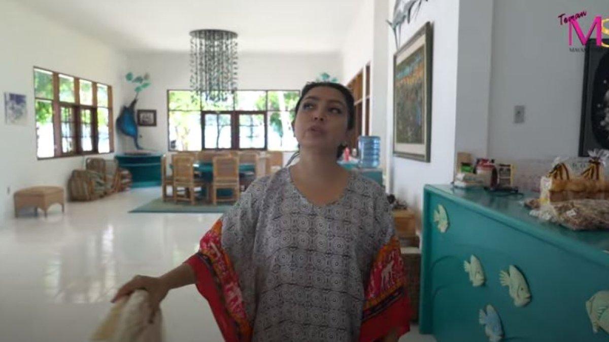 Potret vila tempat liburan Mayangsari.