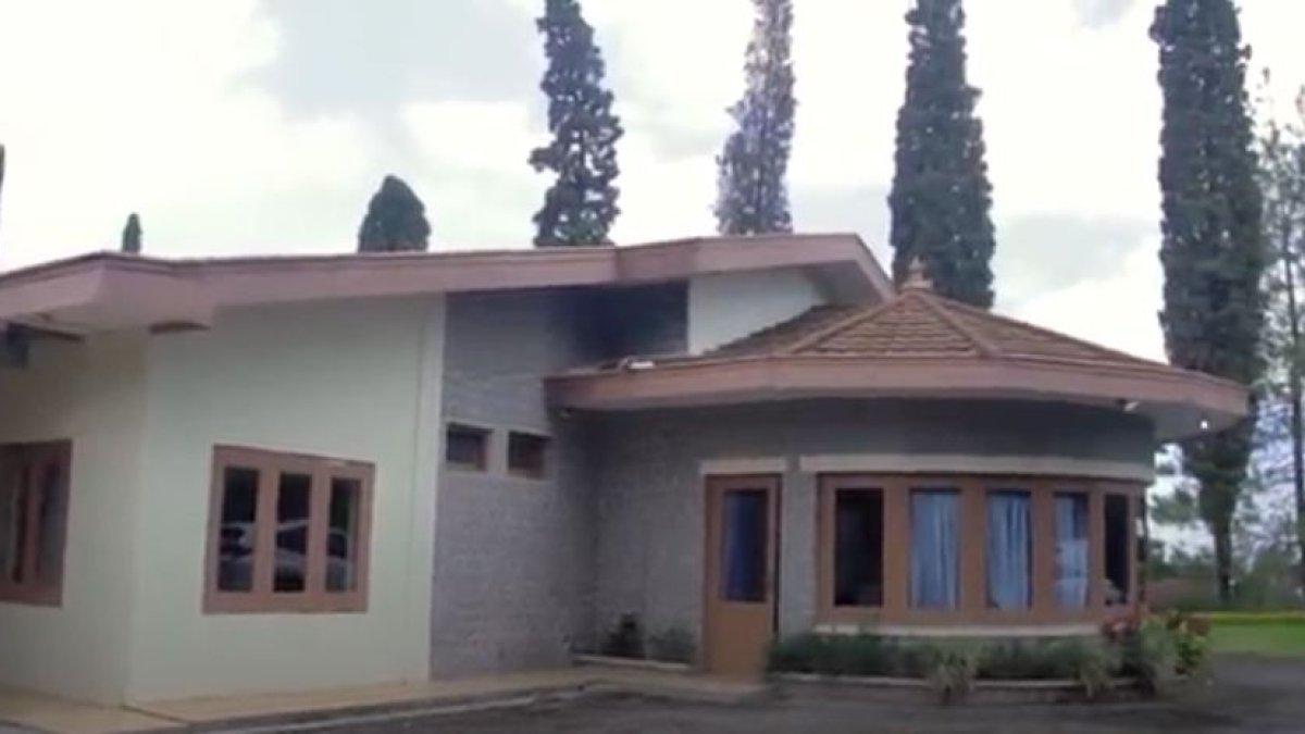 Potret villa milik Keluarga Cendana di Tawangmangu.