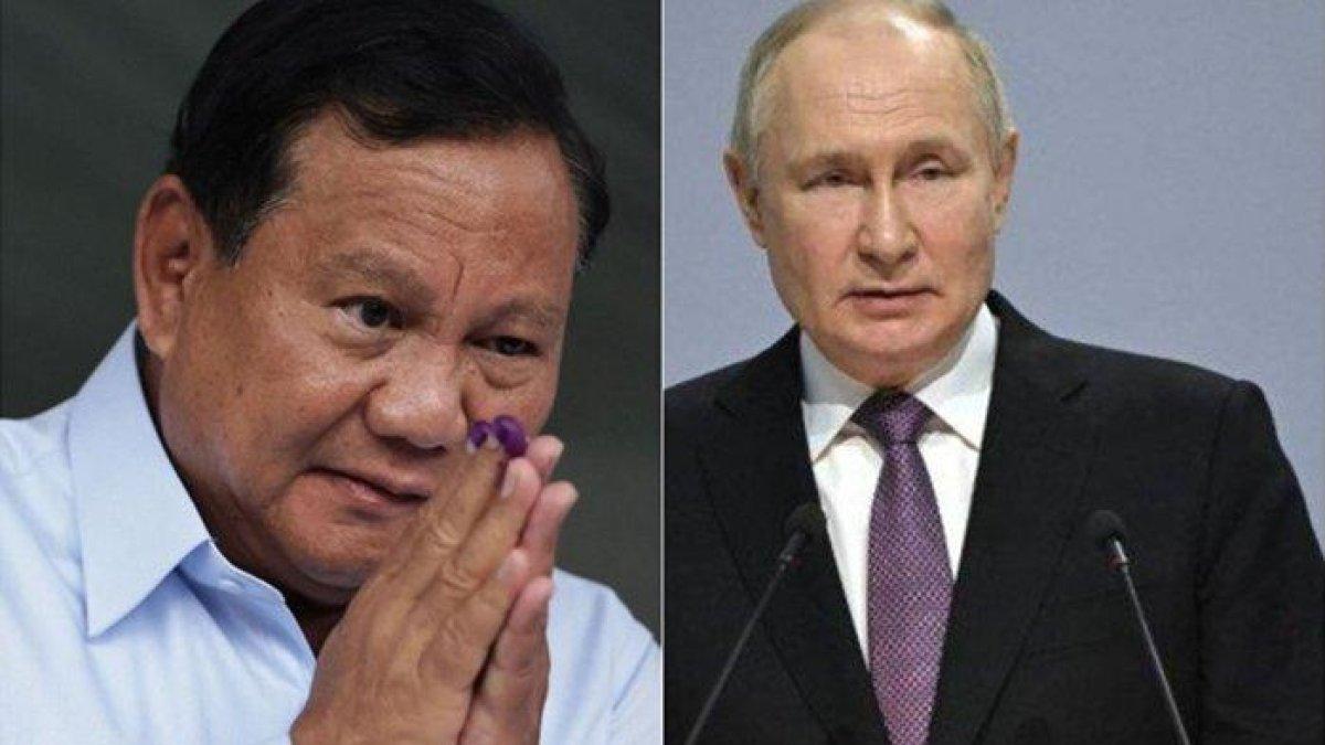 Prabowo Subianto dan Presiden Rusia Vladimir Putin.