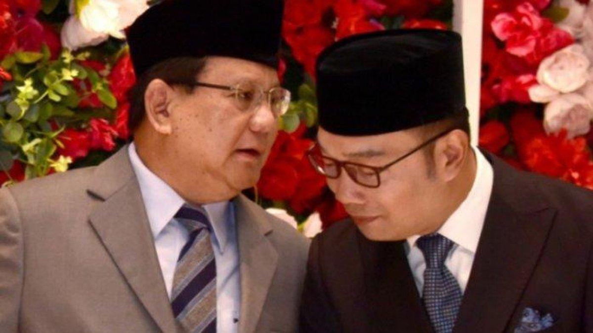 Prabowo Subianto dan Ridwan Kamil