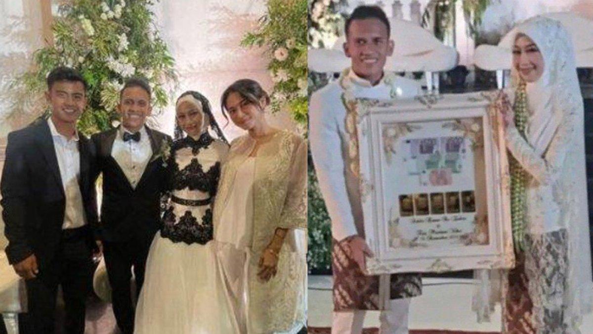 Pratama Arhan hadiri pernikahan Adiba Khanza dan Egy Maulana Vikri