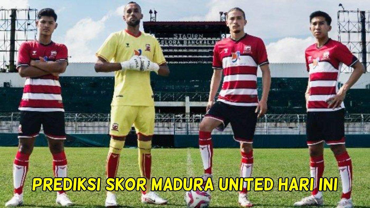 Prediksi skor laga Madura United melawan Persija Jakarta yang digelar pada Minggu, 6 April 2025, lengkap dengan link live streaming.