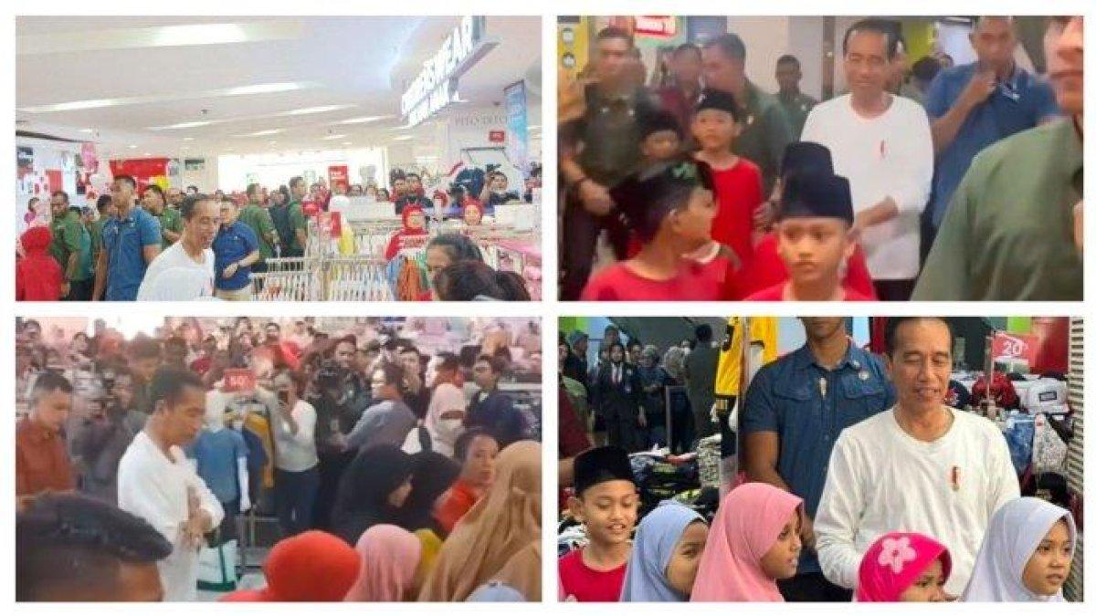 Presiden Jokowi ajak 40 anak panti asuhan beli baju lebaran di mall