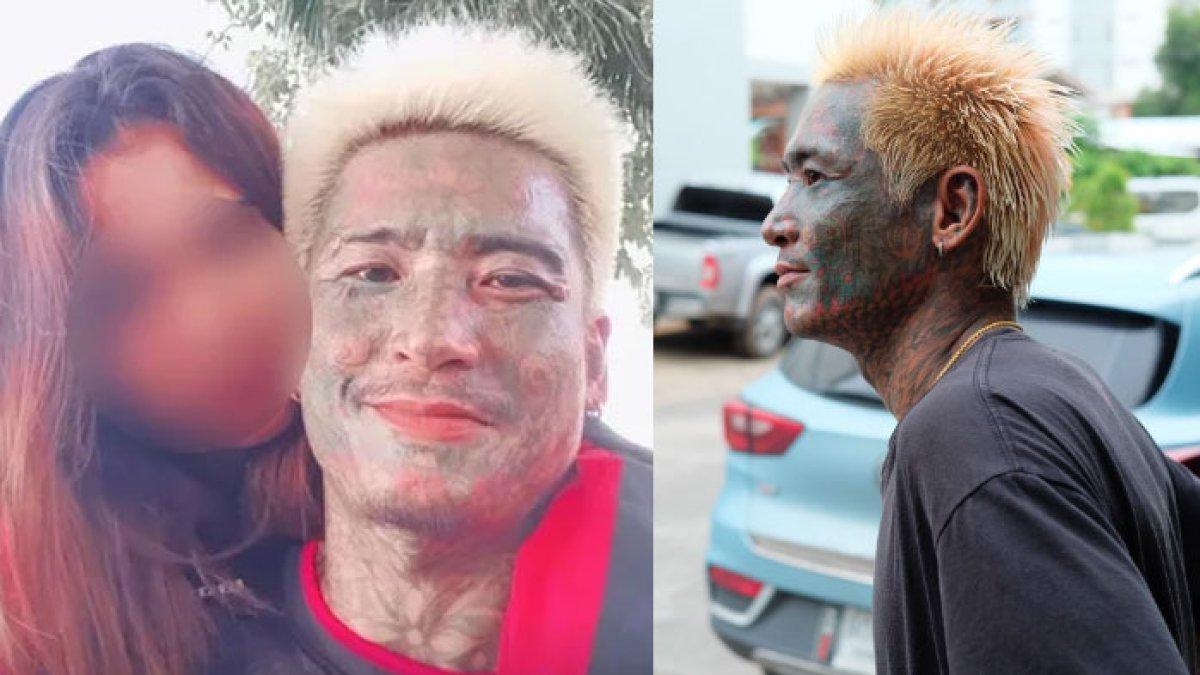 Pria viral tato di sekujur tubuh meninggal saat tidur, pacar sedih