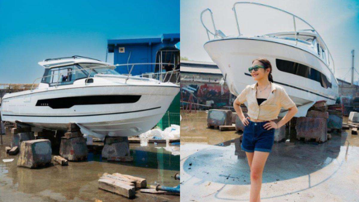 Prilly Latuconsina memberikan hadiah yacht untuk dirinya sendiri