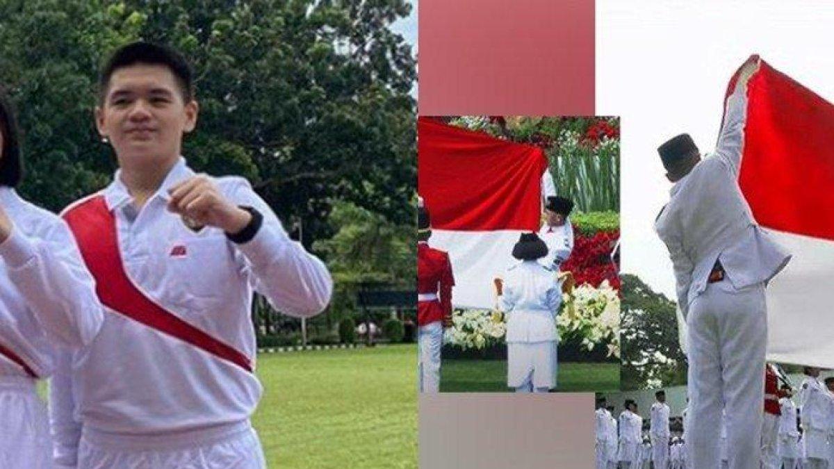 Profil Nathaniel Shawn Edgar Sondakh sukses menjadi pembentang bendera pada Upacara HUT ke-78 RI di Istana Merdeka, Kamis 17 Agustus 2023.