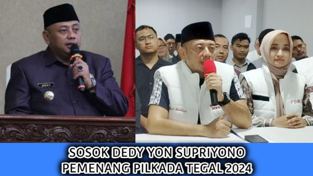 Profil dan rekam jejak dari Dedy Yon Supriyono, Wali Kota Tegal Terpilih 2024 bersama pasangannya, Tazkiyatul Muthmainnah sebagai wakilnya.