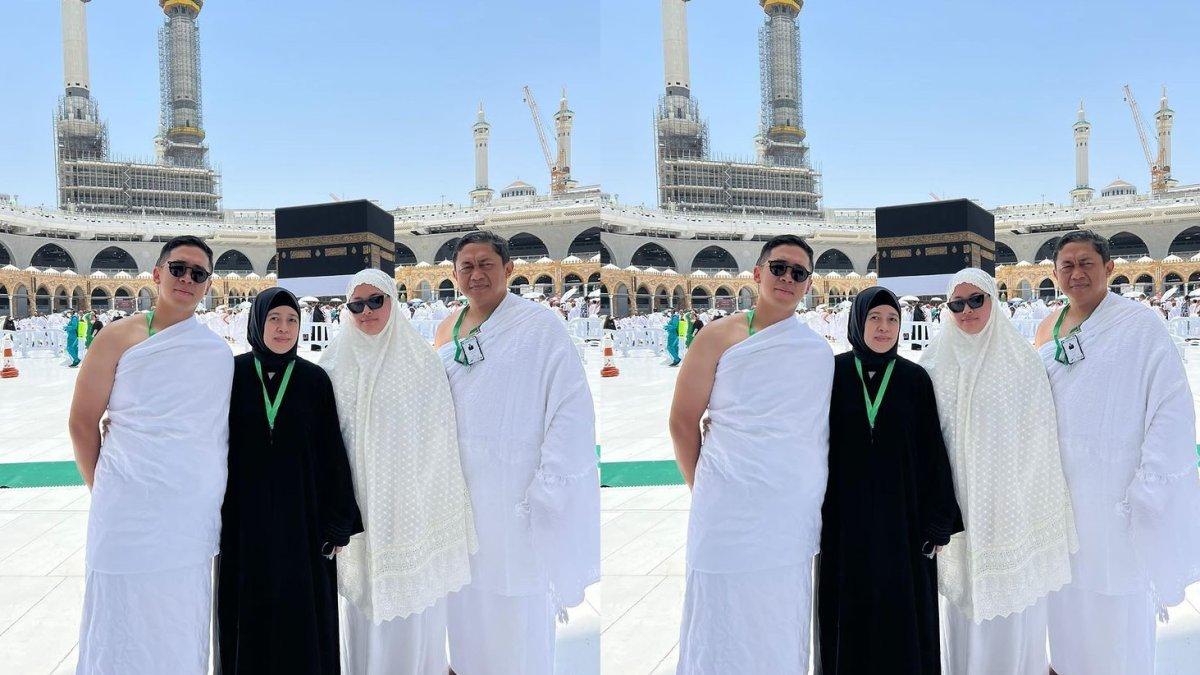 Puan Maharani bersama keluarga ibadah ke tanah suci