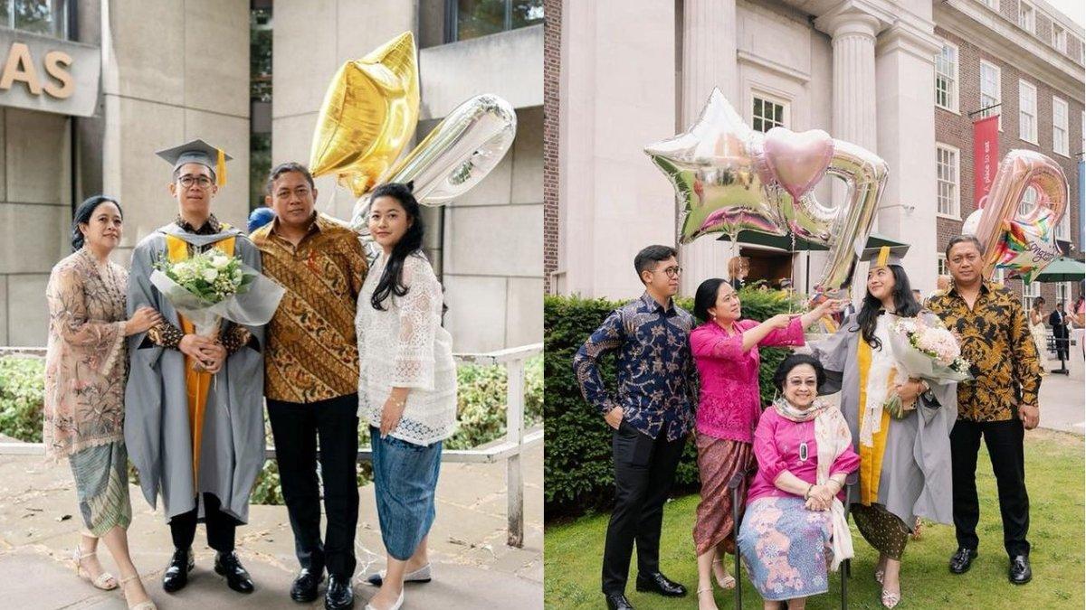 Puan Maharani menghadiri wisuda anak-anaknya