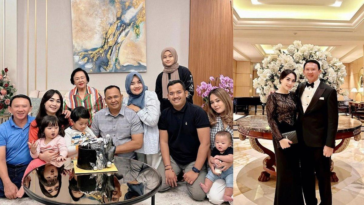 Puput Nastiti Devi dan Ahok rayakan ultah ayah