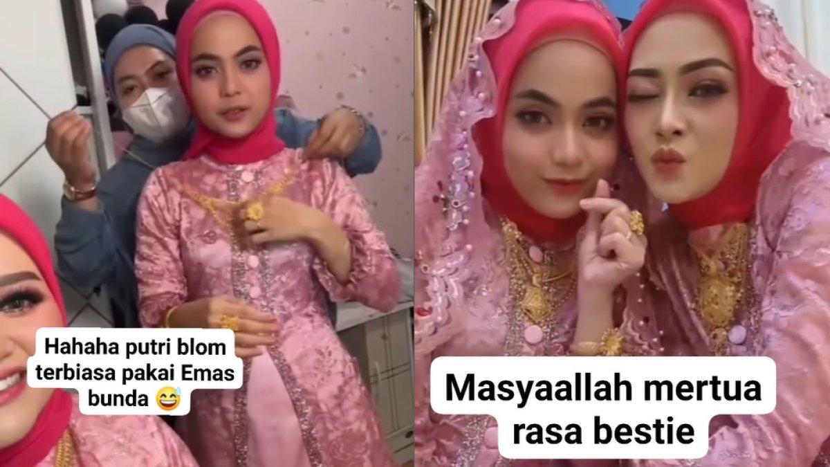 Putri Isnari akhirnya mau pakai emas setelah ditegur ibu mertua