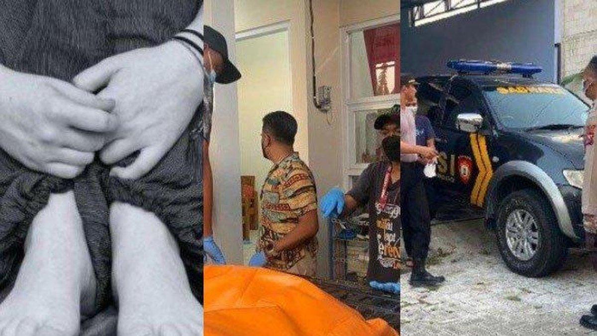 QU, bocah berusia 10 tahun menemani jasad ibunya selama tiga hari di rumah sempat melaporkan ke warga sekitar. mengatakan bahwa DWH telah meninggal