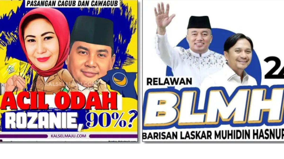 Quick count Pilkada Kalimantan Selatan (Kalsel) 2024, Muhidin dan Hasnuryadi Sulaiman vs Raudatul Jannah dan Akhmad Rozanie Himawan.