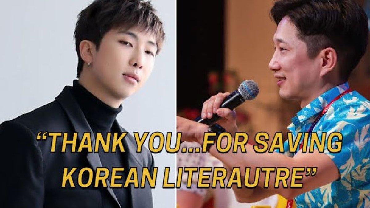 RM BTS disebut telah menyelamatkan sastra Korea karena ini