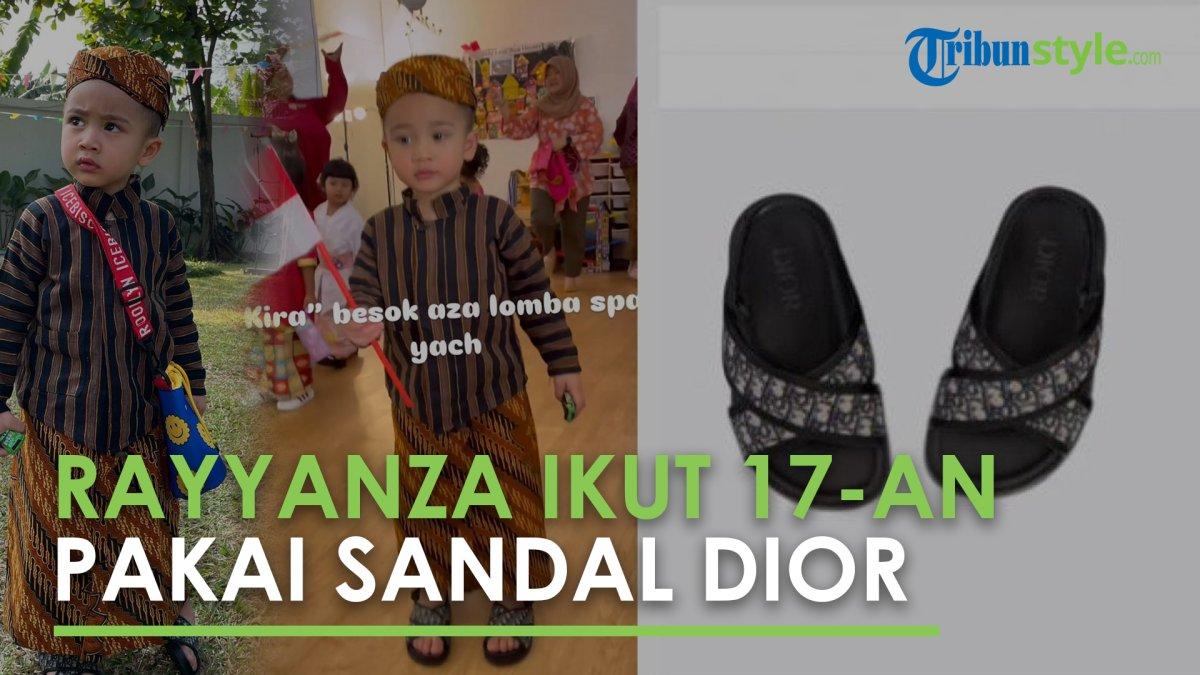 Momen Rayyanza Anak Raffi dan Nagita Ikut 17-an di Sekolah, Pakai Blangkon, Sandalnya Merek Dior