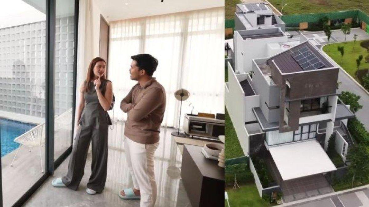 RUMAH THARIQ HALILINTAR,- Penampakan rumah mewah Thariq Halilintar dan Aaliyah Massaid.