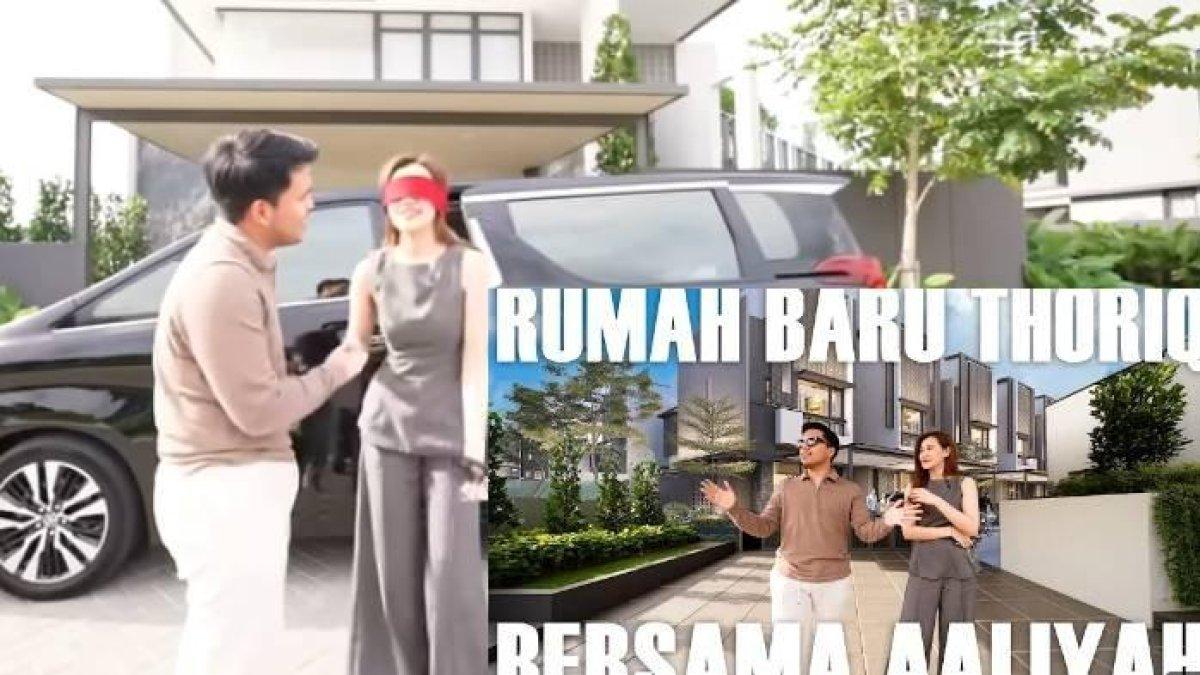 RUMAH THARIQ HALILINTAR,- Penampakan rumah mewah Thariq Halilintar dan Aaliyah Massaid.