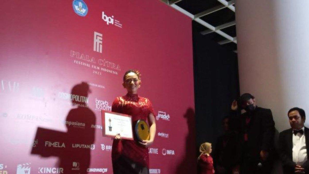 Rachel Vennya meraih Piala Citra untuk film pertamanya di FFI 2023.