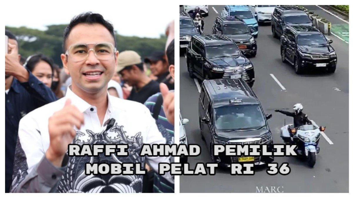 Raffi Ahmad pemilik mobil pelat RI 36 yang viral