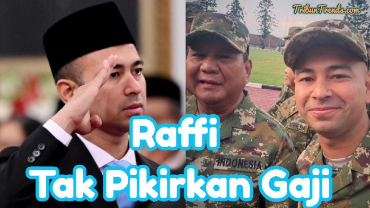 Raffi Ahmad akan dapat gaji setara menteri setelah dilantik menjadi Utusan Khusus Presiden. Amy Qanita sebut anaknya tidak pernah memikirkan gaji.