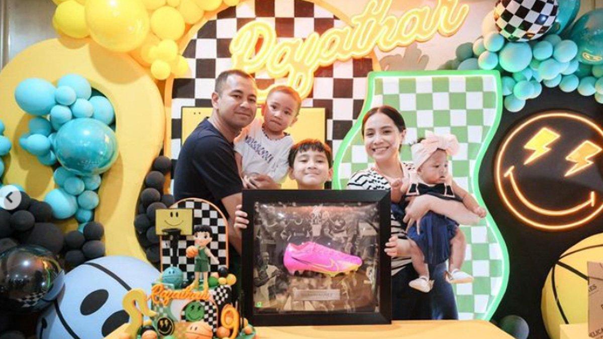 Raffi Ahmad dan Nagita Slavina rayakan ulang tahun Rafathar
