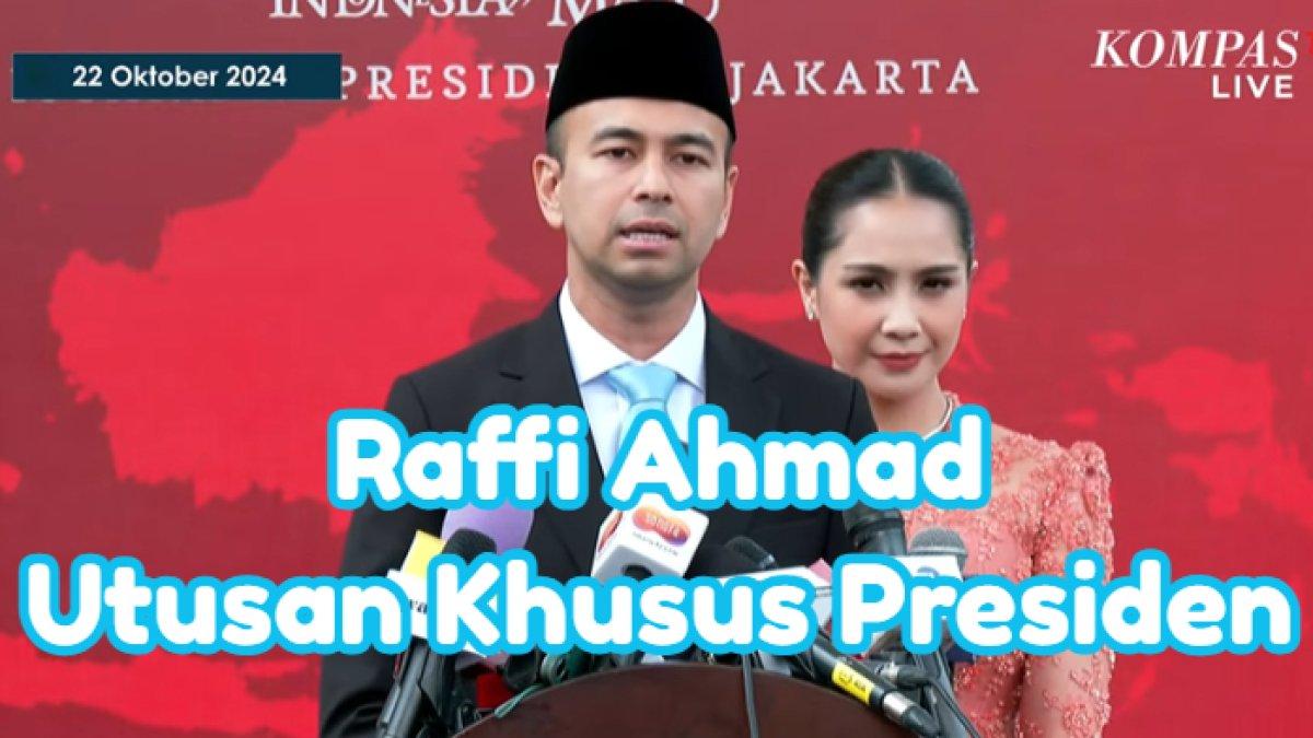 Setelah ramai dikabarkan batal jadi menteri Prabowo Subianto, Raffi Ahmad akhirnya dilantik jadi Utusan Khusus Presiden pada Selasa, 22 Oktober 2024.