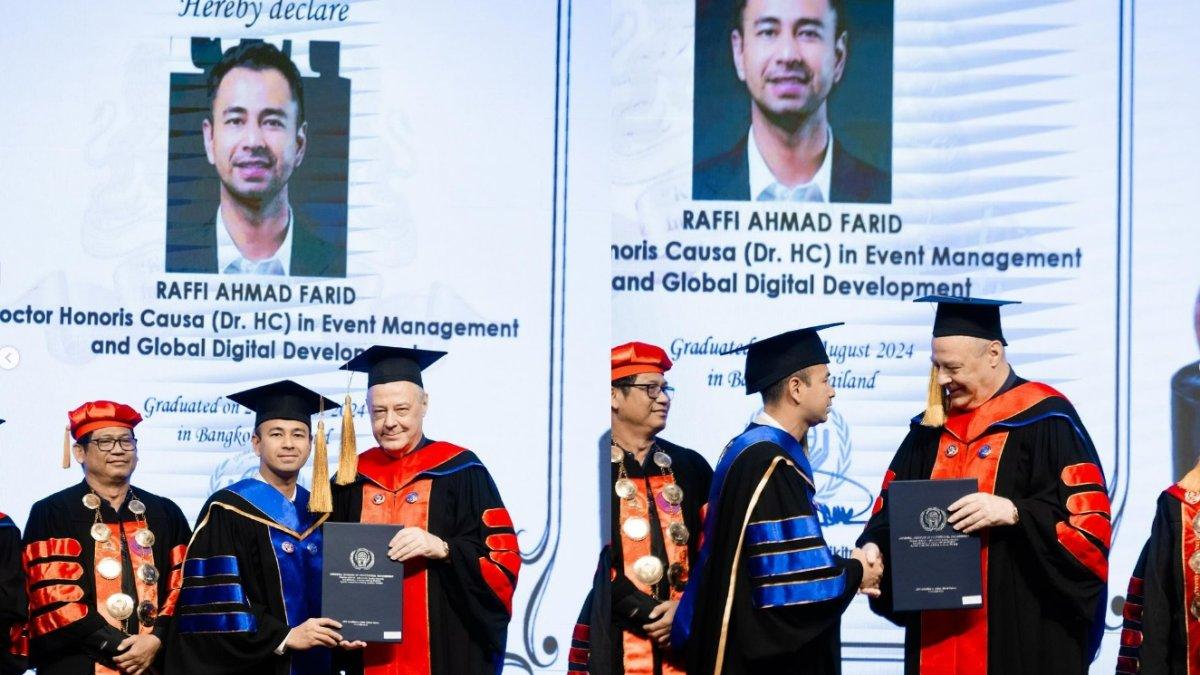 Raffi Ahmad buka sura soal gelar kehormatan Doktor HC.