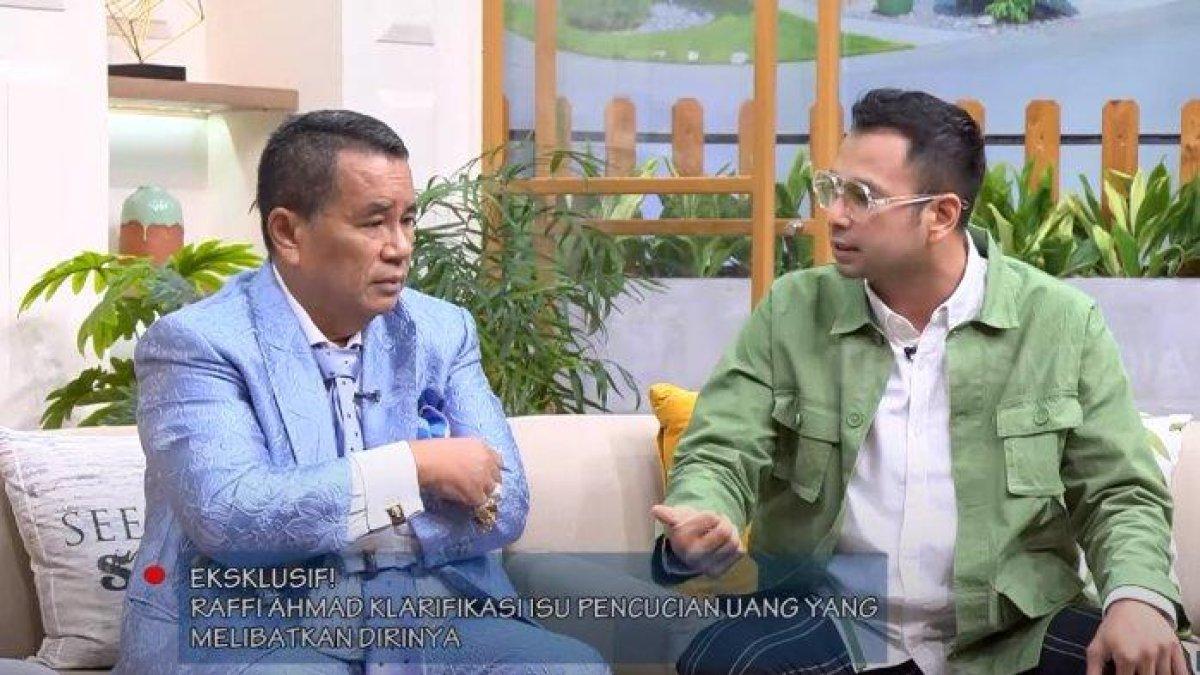 Raffi Ahmad tegaskan tak terlibat dugaan pencucian uang.